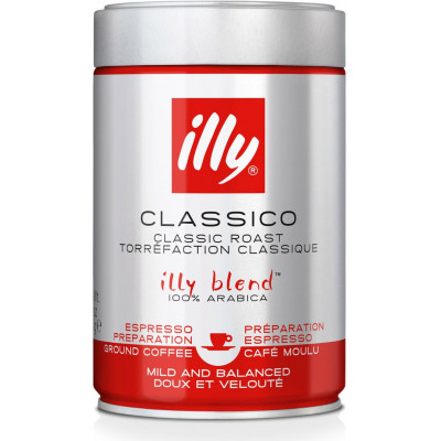 Молотый кофе Illy Macinato Espresso 250г ж/б