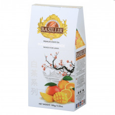 Чай Basilur Белый чай Манго и апельсин картон 100г