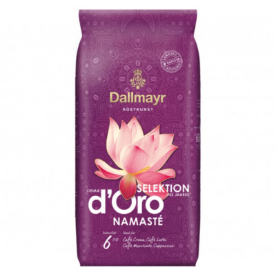 Кофе в зёрнах Dallmayr Crema D`Oro Selektion des Jahres Namaste 1кг