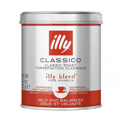 Кофе молотый Illy Macinato Espresso ж/б 125г