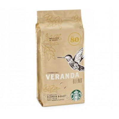 Кофе в зёрнах Starbucks VERANDA blend (250г)