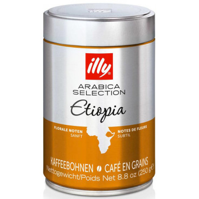 Кофе в зёрнах Illy 250г Macinato Эфиопия ж/б