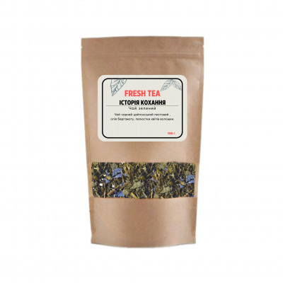 Чай зелёный Fresh Tea История любви Том I 100г