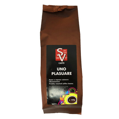 Кофе в зёрнах SV caffe 100г Uno Pleasuare